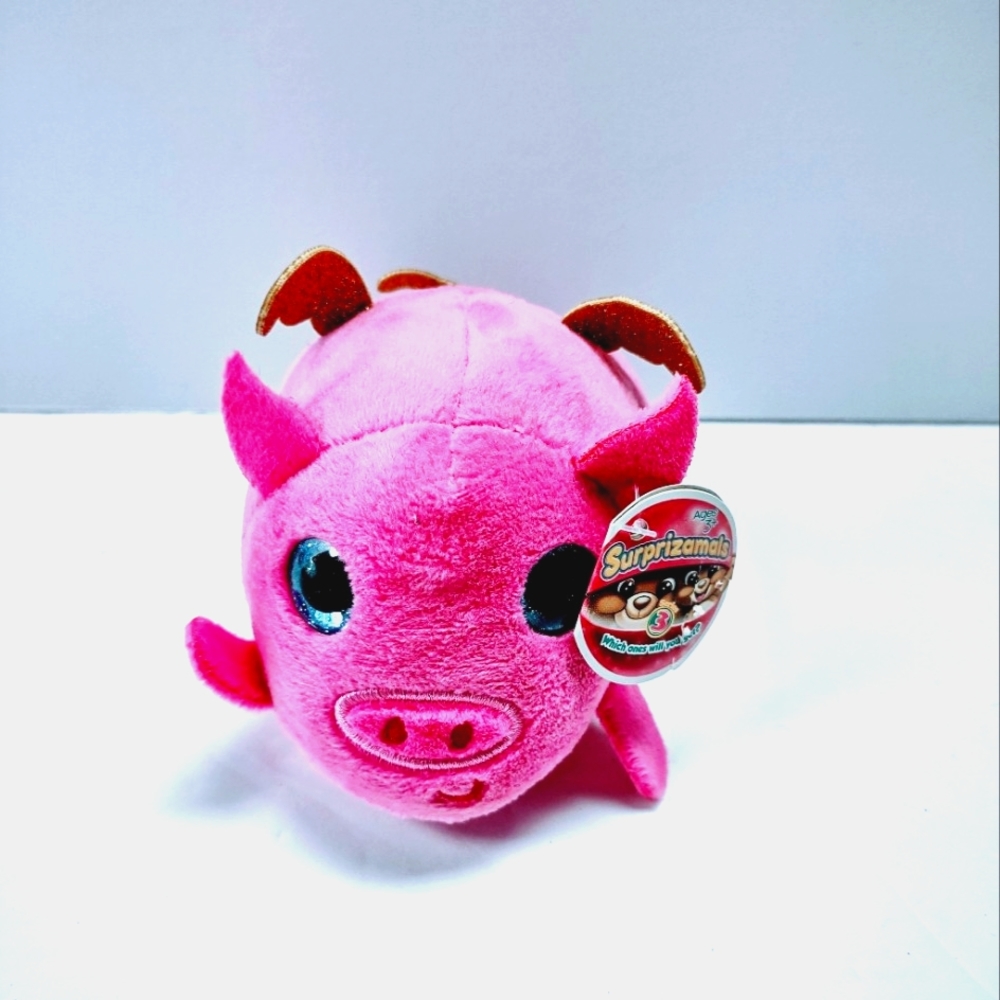 Surprizamals Mama Pasty Baby Payson Pink Pig Plush Toy